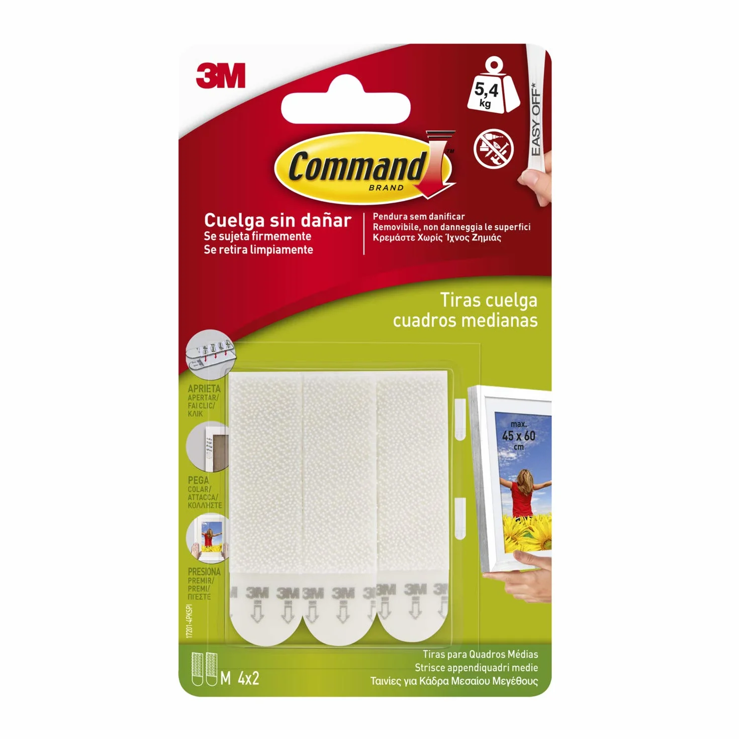 Command UU001563723 51287 taśma klejąca rozmiar M-biała