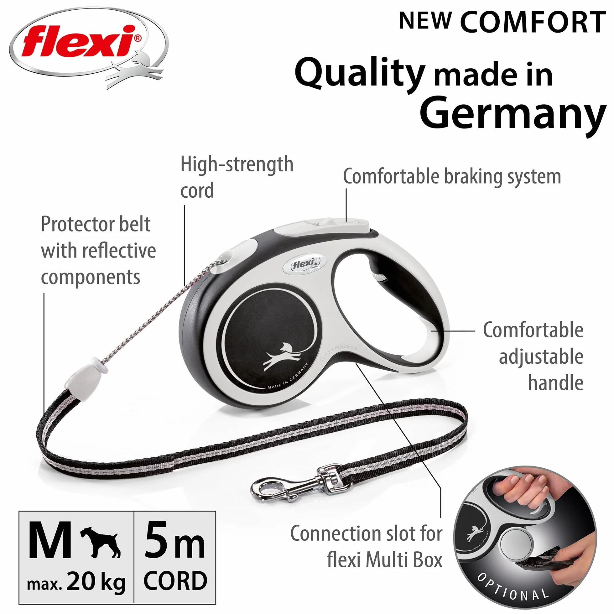 FLEXI 4000498042946 Leash, 1 sztuka