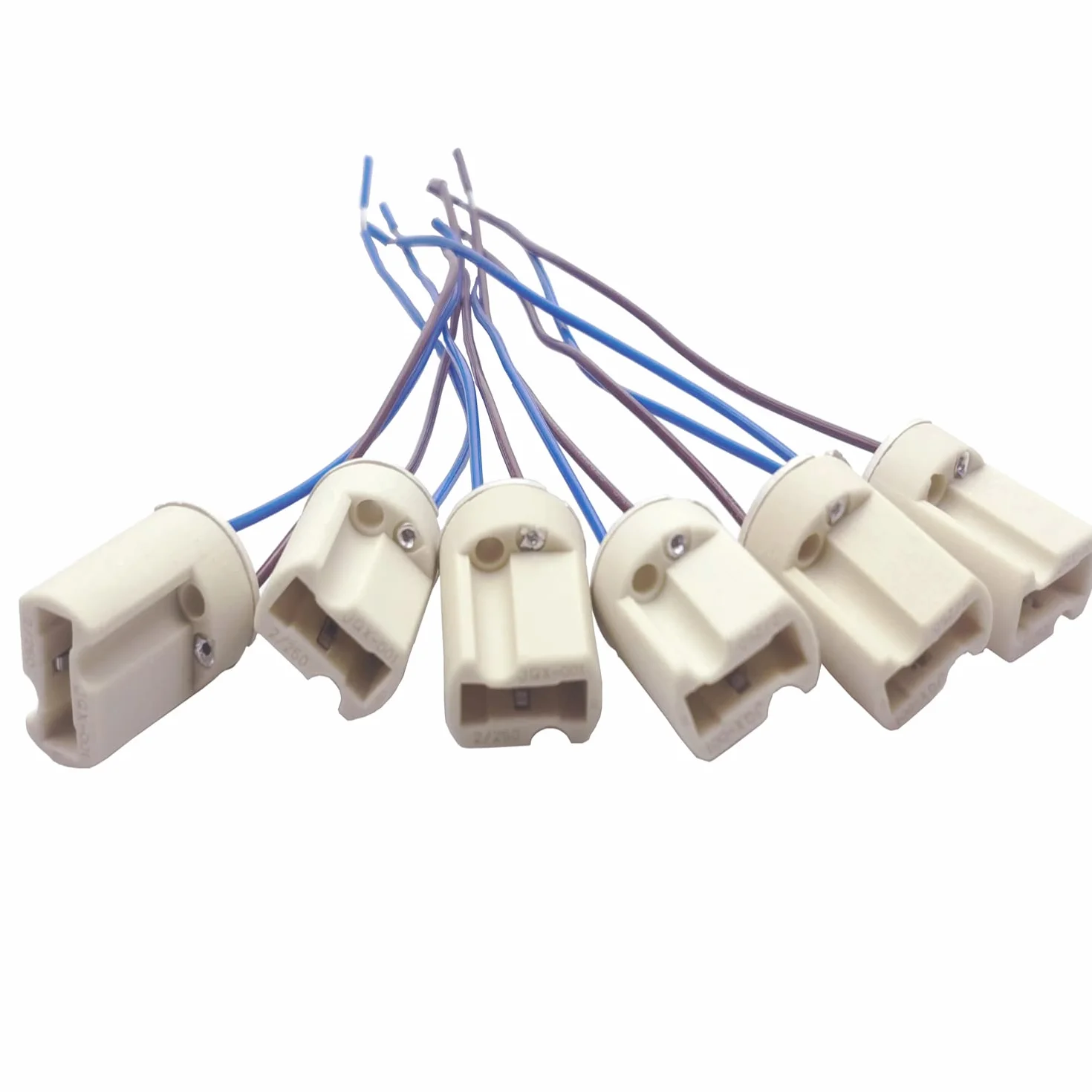 YODAVE 6 sztuk oprawek do lampy G9 | ceramiczna oprawa VDE do lamp halogenowych G9