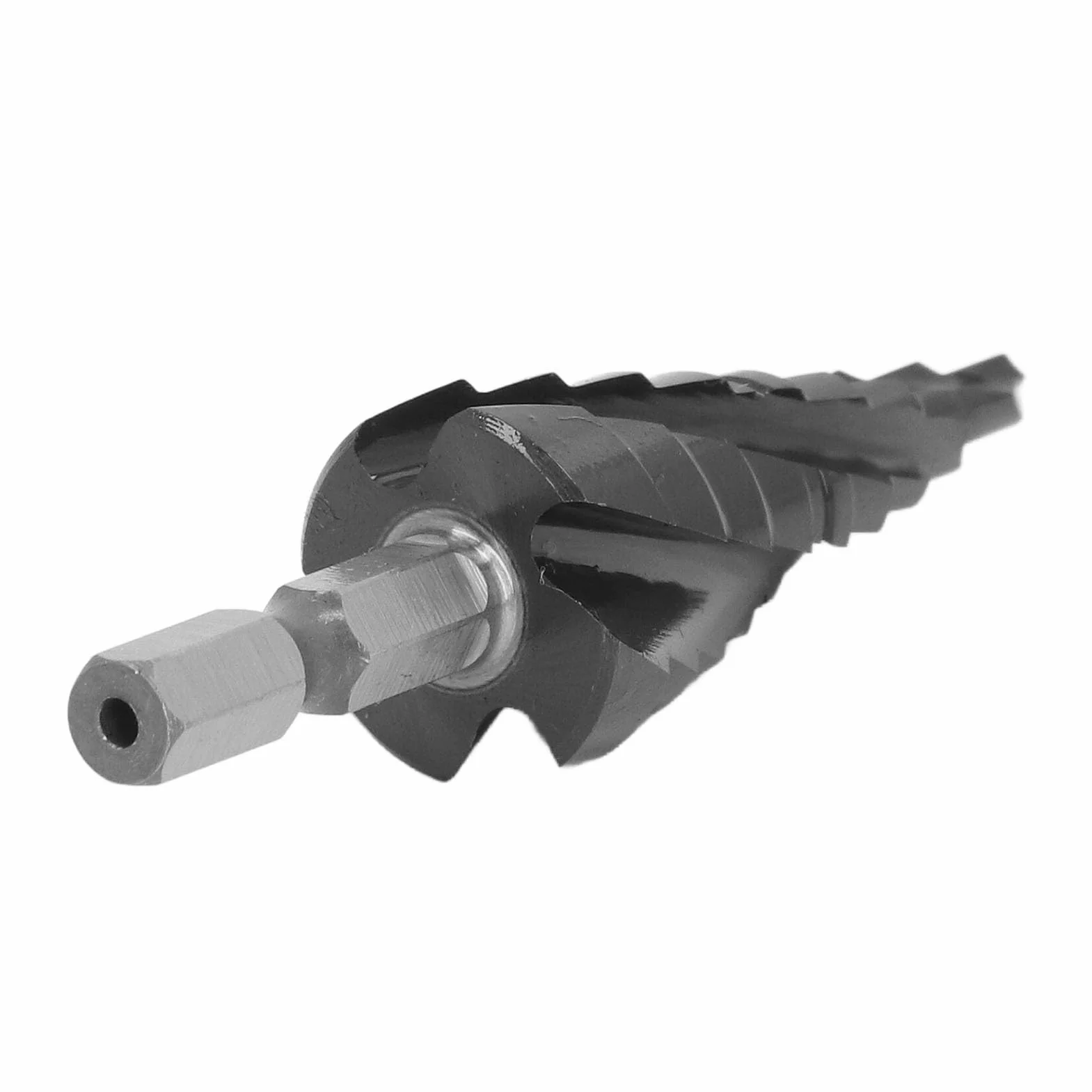 Generic Wiertło Stopniowe z Chwytem Sześciokątnym, twardość Kobaltu 89HRC, Rowki Spiralne, Wiertło 4-20 Mm, Trwały materiał, Idealne do Projektów Związanych z obróbką Metalu