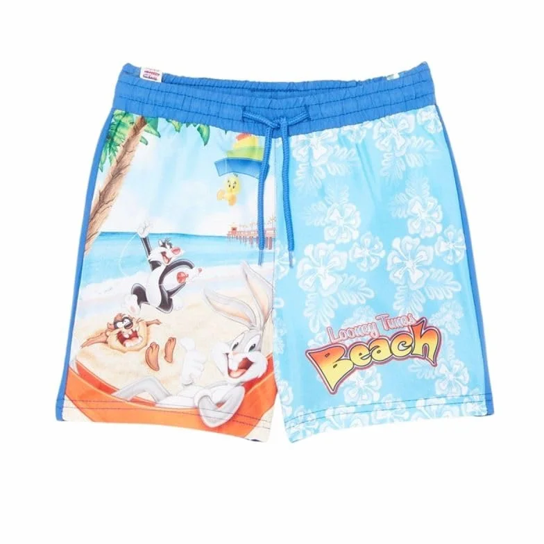 Disney Looney Tunes Szorty kąpielowe, granatowe, 9/10A Chłopiec