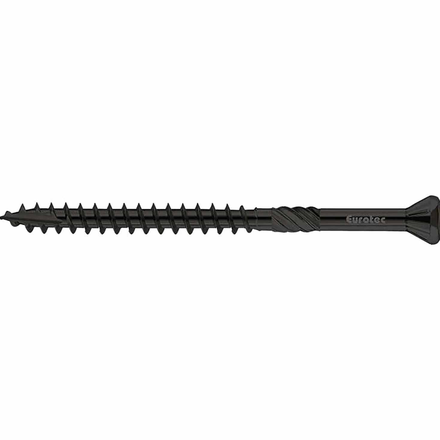 111815/BLACK, czarna EUROTEC śruba do fasady, 4,5 x 70 mm, stal nierdzewna C1, 4,5 x 70