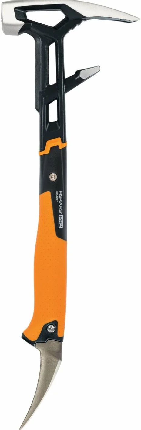Fiskars Narzędzie do wyburzania IsoCore M, Długość: 46,2 cm, Waga: 1,38 kg, Czarny/ pomarańczowy, 1027220