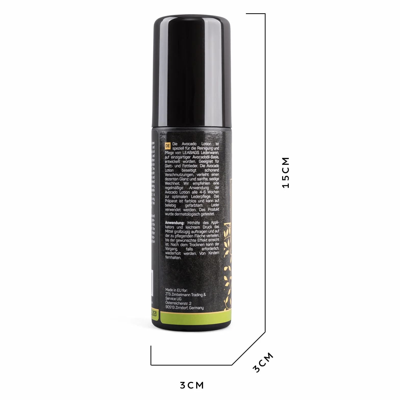 LEABAGS AVOCADO Środek do Pielęgnacji Skóry Naturalnej, 75 ml