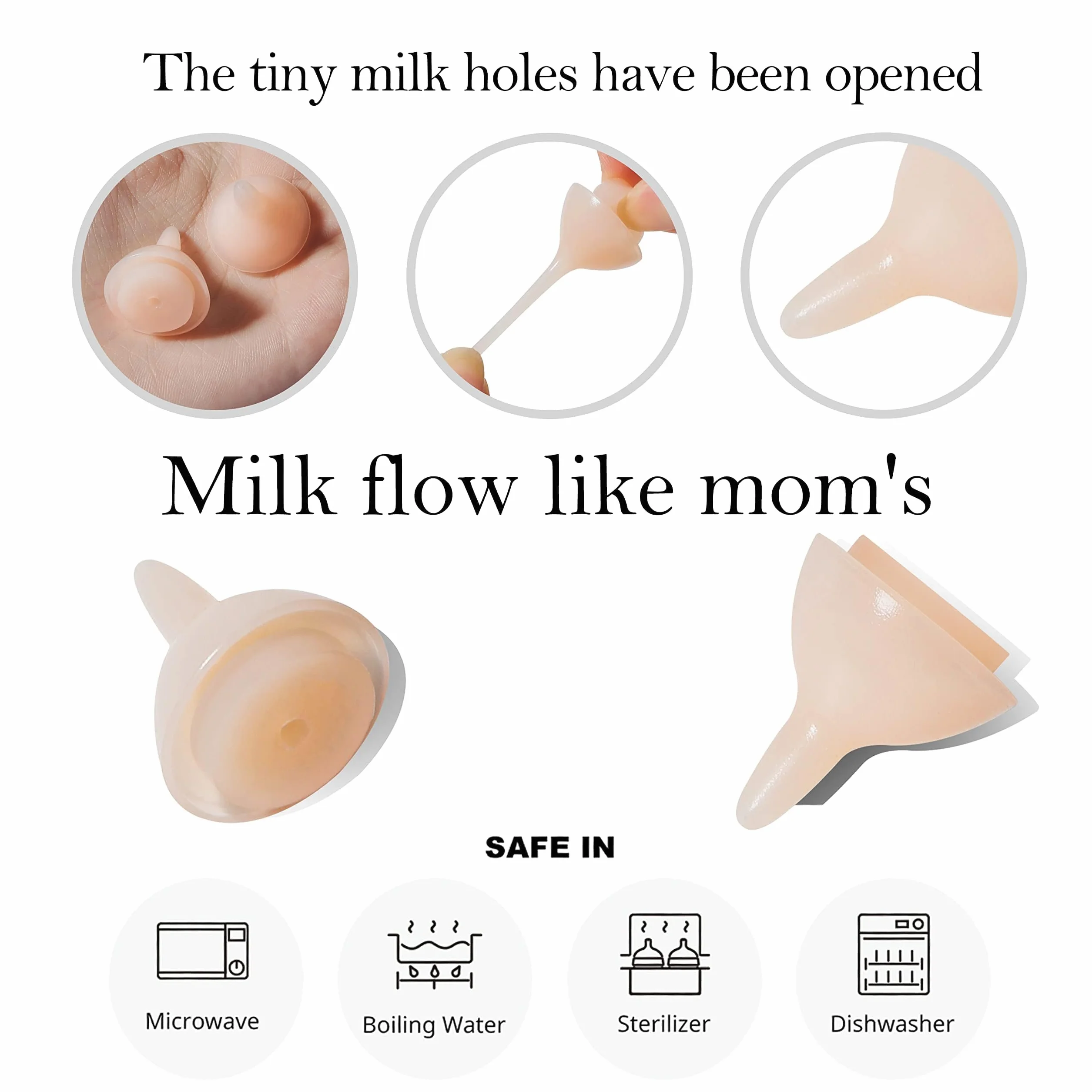 Doggiema Butelka do hodowli kotów, silikonowych sutków ze strzykawką, dla noworodków, szczeniaków, zajęcy, wiewiórek, zwierząt domowych, Bubble Milk Bowl