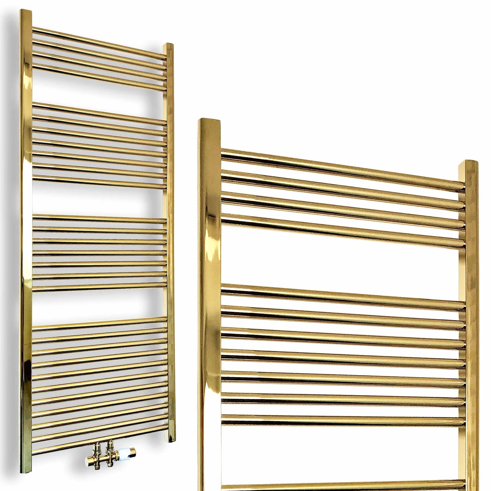 Gulfstream-Komfort Grzejnik łazienkowy chrom złoty antracyt biały czarny 1150x500 mm prosty