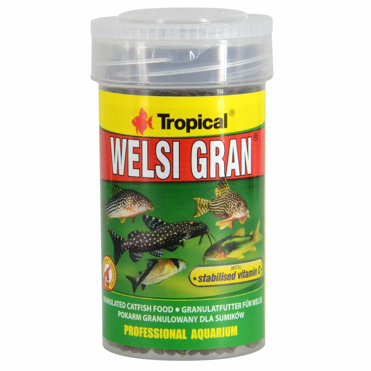 Tropical Wieloskładnikowy szybko tonący granulat dla ryb dennych WELSI GRAN 100ml / 65g