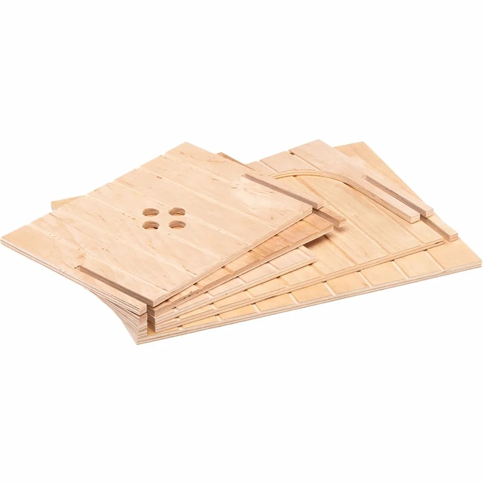 Ferplast SIN 4647 Domek dla Królików, Akcesoria do Klatek z Płaskim Dachem i Otworami Wentylacyjnymi, Zestaw Montażowy, 37 x 27,7 x wys. 20 cm