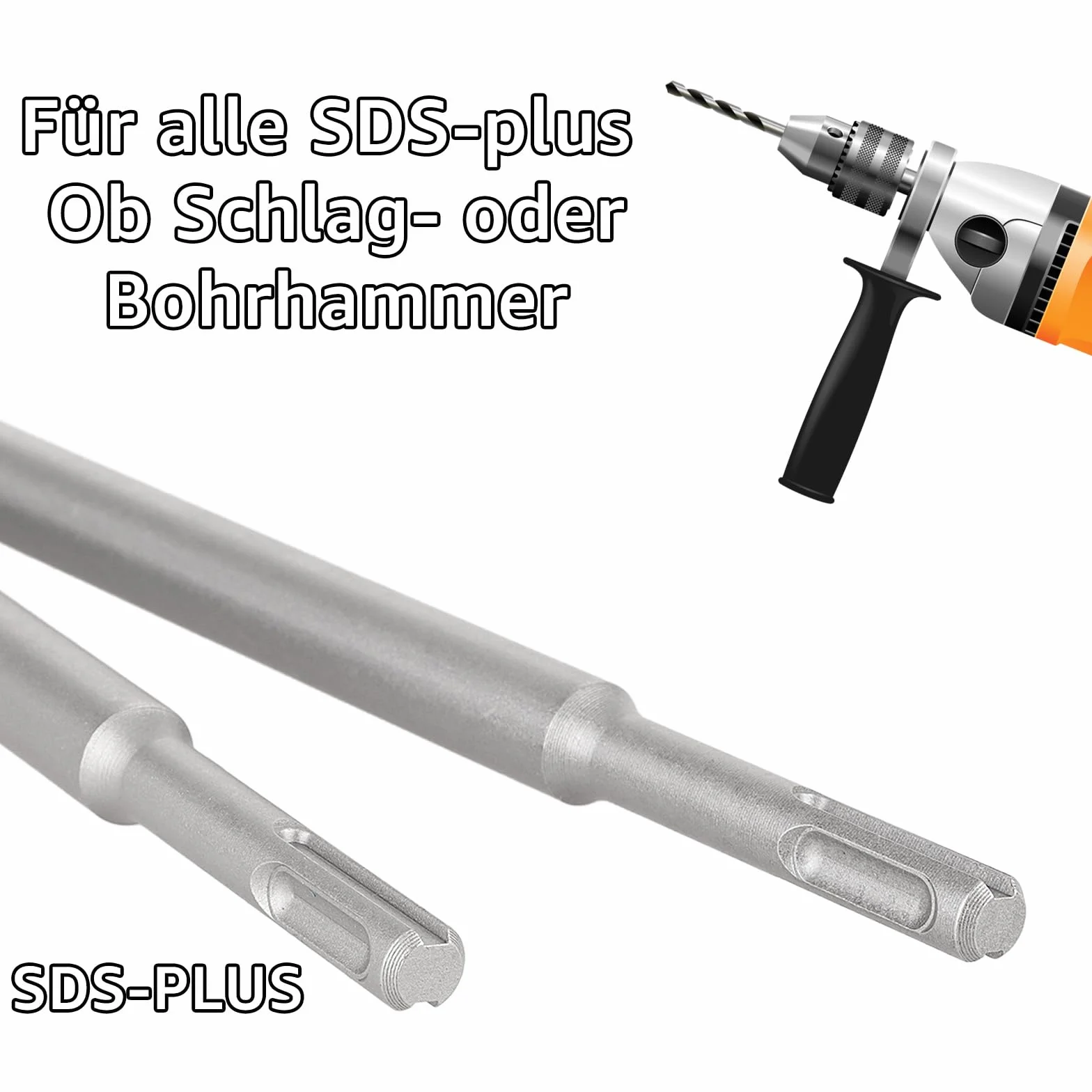 Meister zestaw dłut SDS Plus, 7-częściowy, 2 x dłuto do płytek, dłuto szerokie, 2 x dłuto płaskie, dłuto spiczaste i dłuto w kształcie litery U, wysokiej jakości dłuto do płytek SDS plus do płytek,