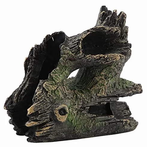 Akwarium Driftwood Dekoracja Pień drzewa żywicznego do akwarium Shrimp Nest Shuttle Finder Hippie Shelter (ST-004C)