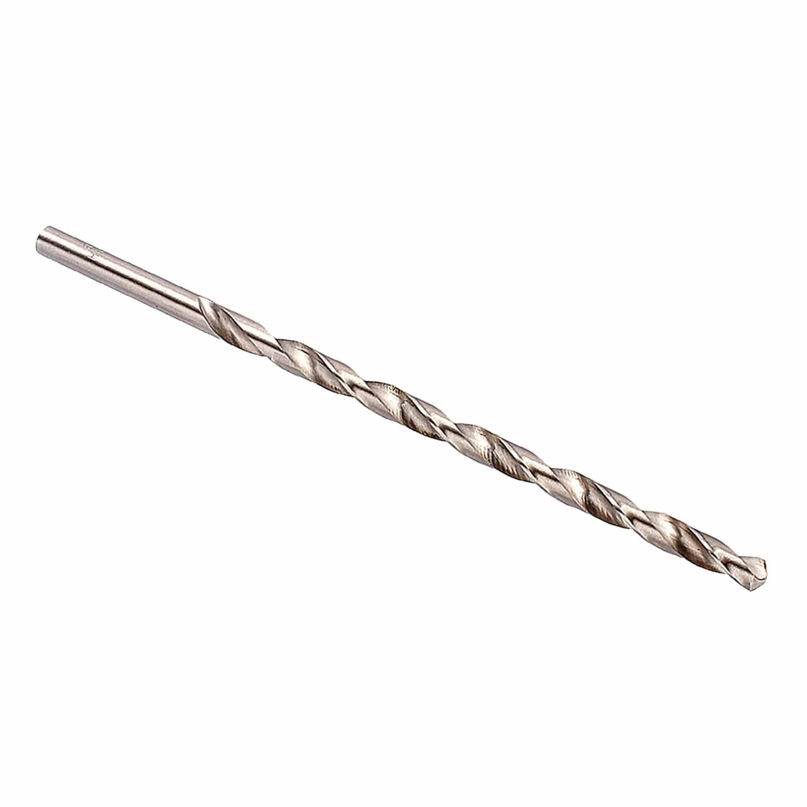 Wiertło Kręte HSS 8mm x 200mm Długie Wiertło Ślimakowe z Chwytem Prostym do Drewna Aluminium Tworzyw Sztucznych