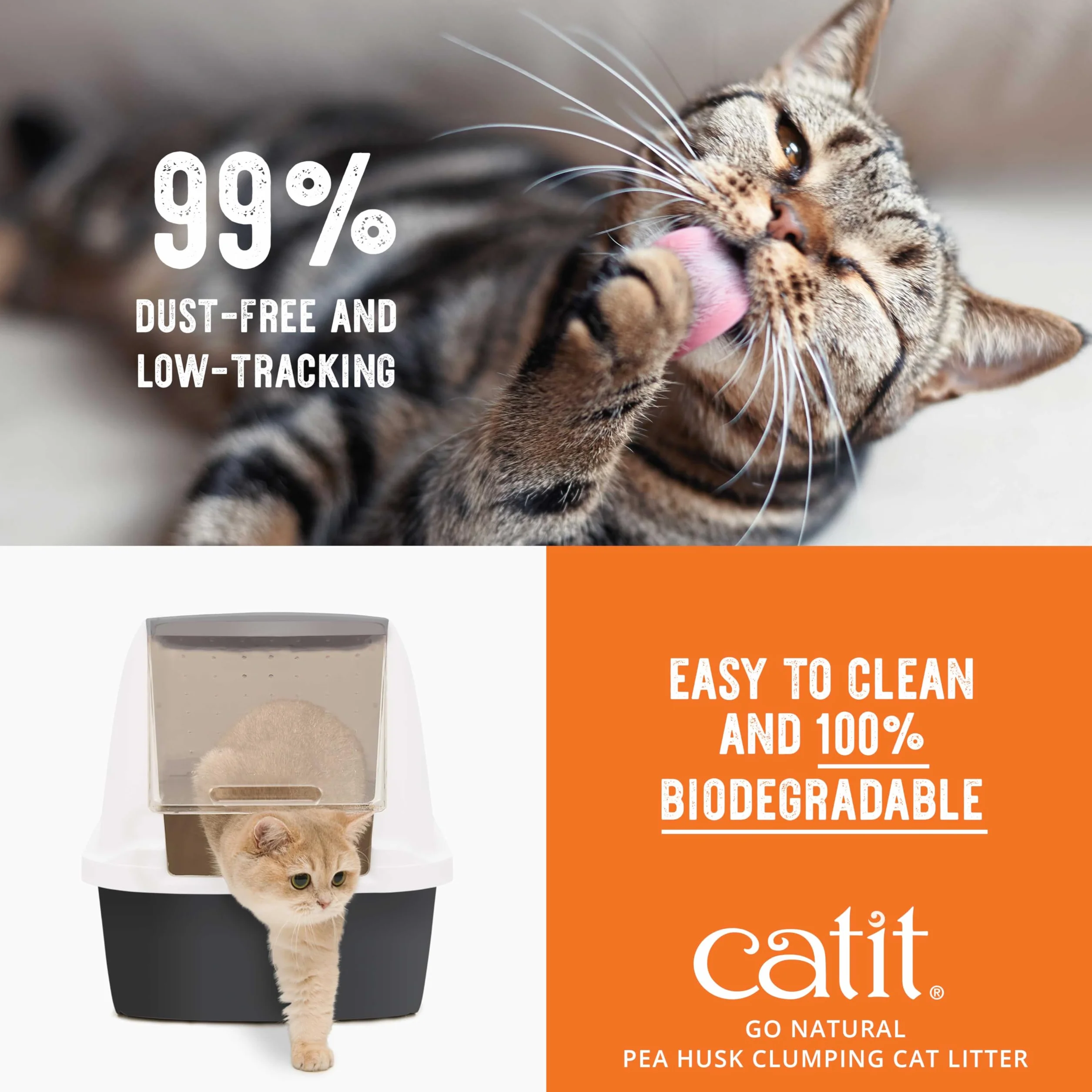 Catit Go Natural! Żwirek, 2 x 2,8kg