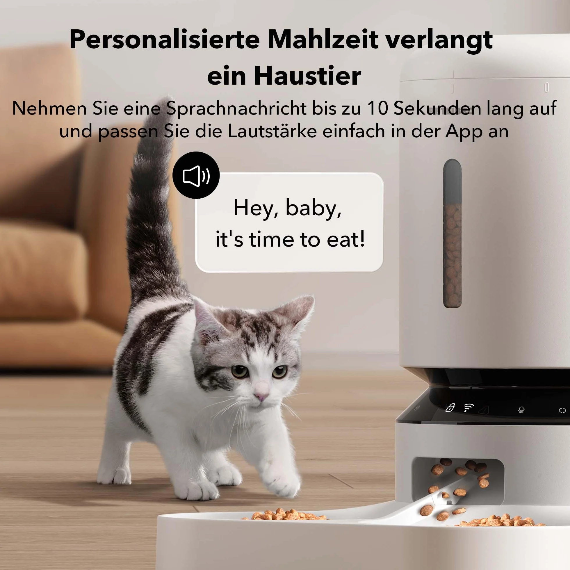 PETLIBRO 5 l automat do karmy dla 2 kotów i psów, z aplikacją, 5 G WLAN, automatyczny dozownik karmy dla kotów z czujnikiem niskiego niedoboru karmy, 1-10 posiłków dziennie
