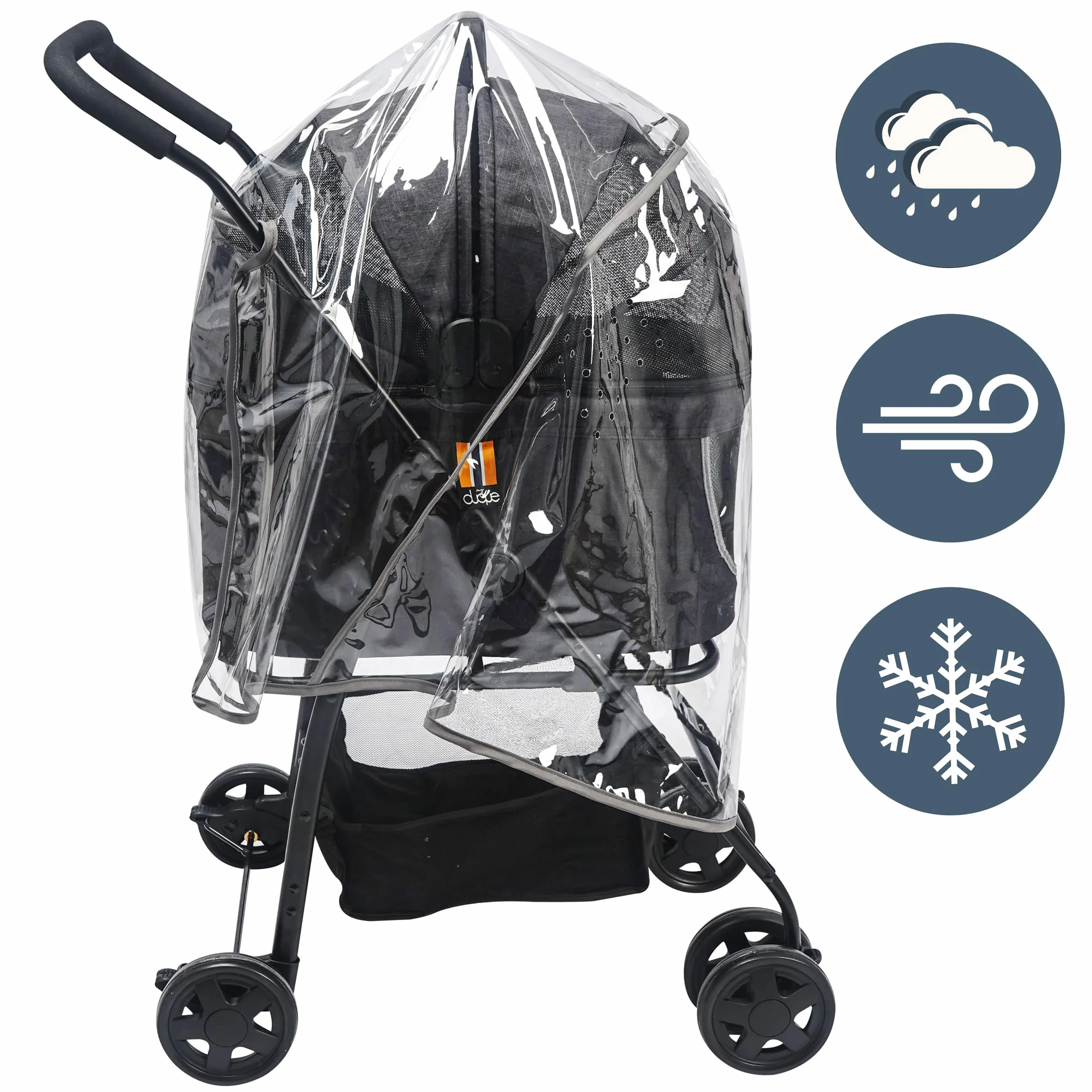 UNIWERSALNA RAIN COVER XL ochrona przed deszczem z zapięciem na rzepy