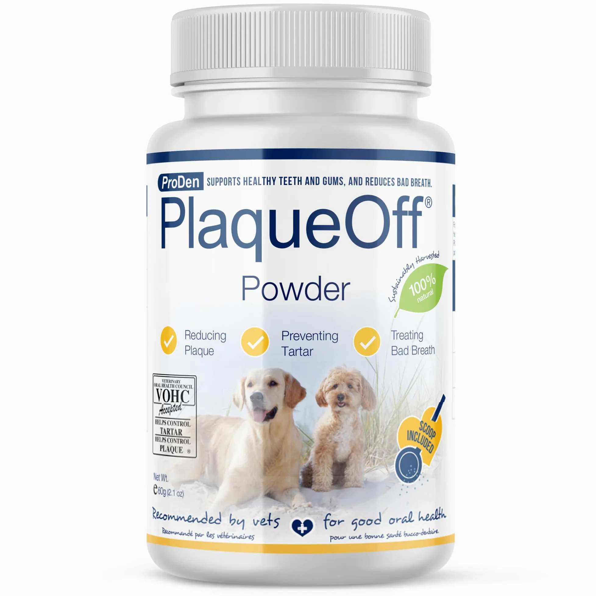 Proden Plaqueoff Powder Suplement Diety dla Psów, 60 g