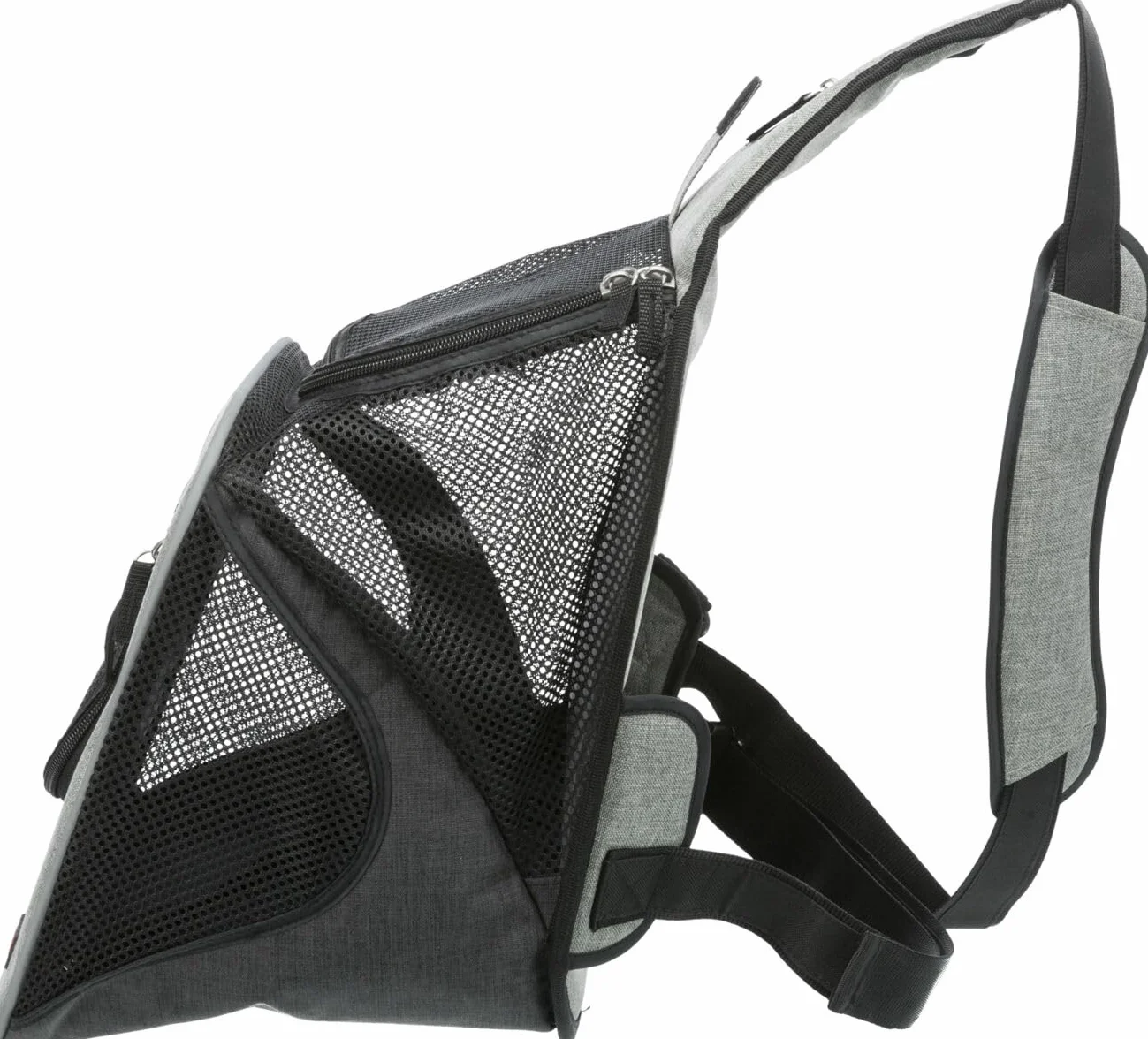 Trixie 28941 'Savina' torba na klatkę piersiową, nylon, 30 × 33 × 26 cm, czarno-szara