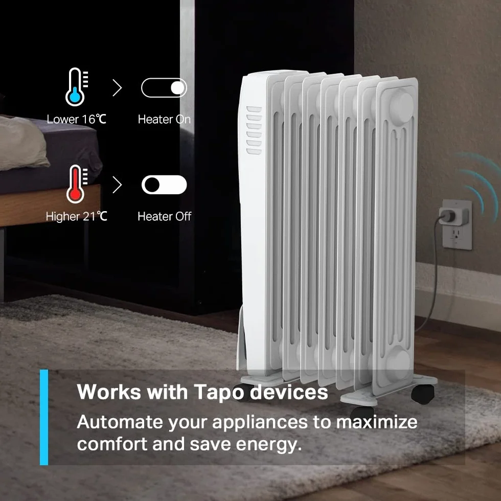 TP-Link Tapo T310 | Bezprzewodowy czujnik temperatury i wilgotności | Powiadomienia w czasie rzeczywistym | Montaż ścienny lub przenośny | Kompatybilny z aplikacją Tapo