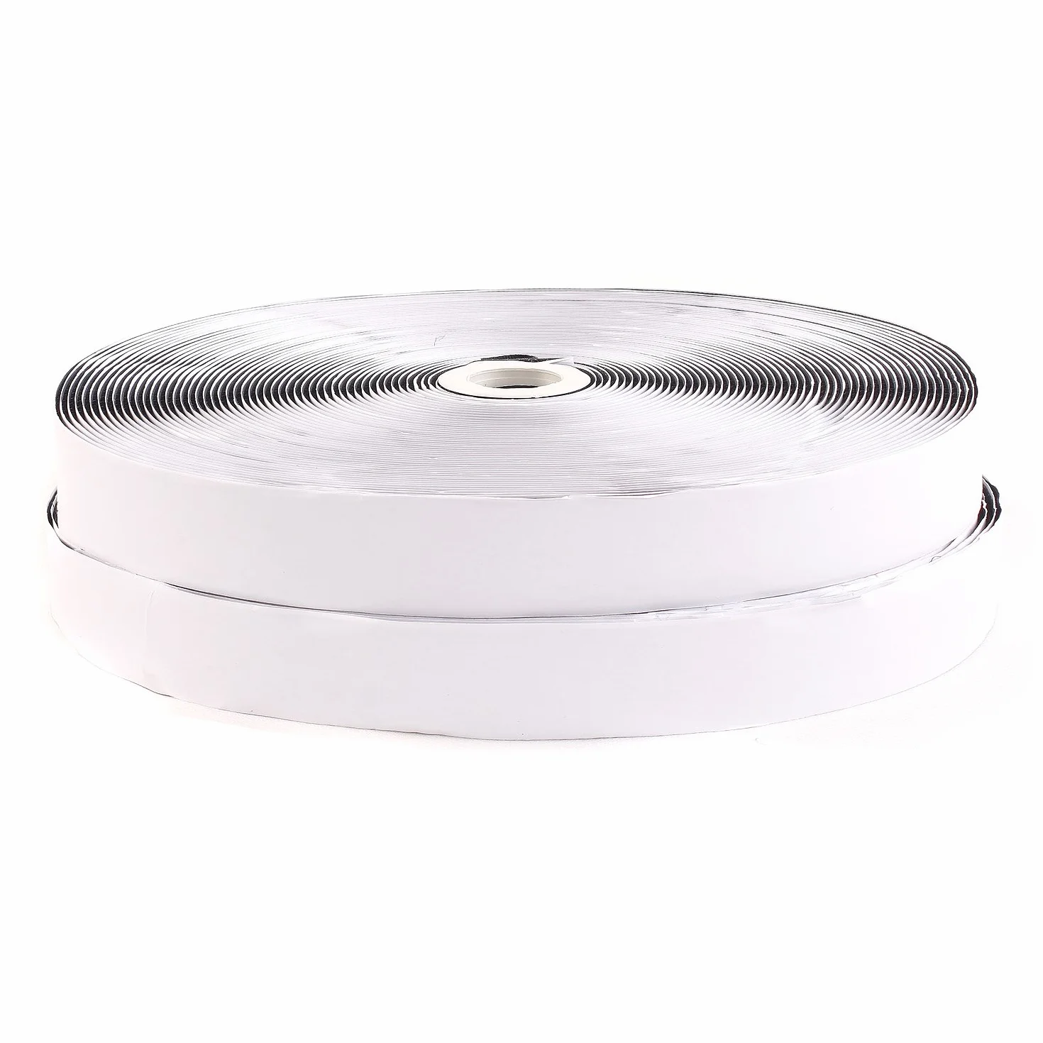 TUKA 25 metrów x 20 mm Samoprzylepna taśma haczykowa i klamra, samoprzylepna taśma na zarysowania, taśmy samoprzylepne z haczykami i pętlami, szerokość 20 mm, haczyk 25 m i klamra 25 m, czarna,