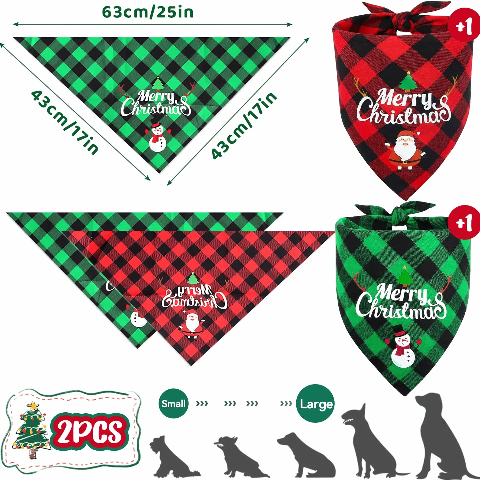 Chusta na szyję dla psa, na Boże Narodzenie, Boże Narodzenie, bandana dla psa, na Boże Narodzenie, na Boże Narodzenie, bandana, dla małych i średnich szczeniaków, kotów