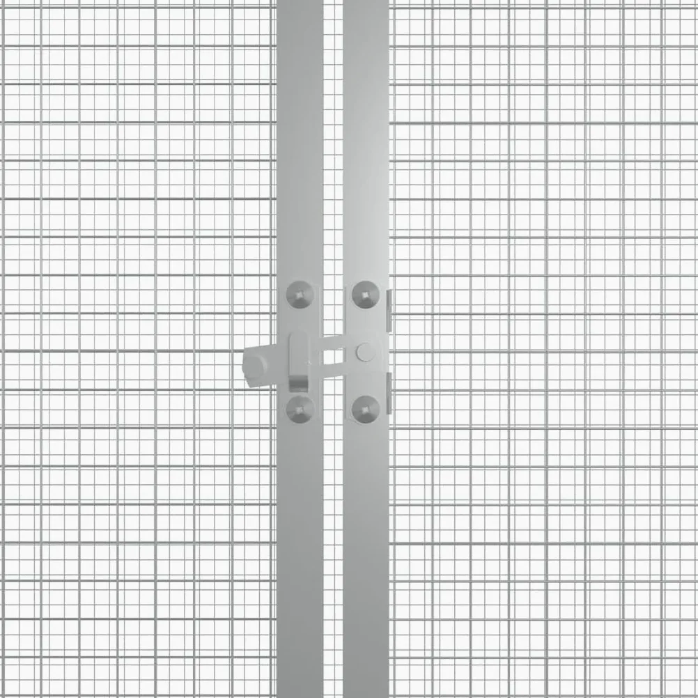 Klatka dla kur Stal ocynkowana szara 200x91x100 cm, CIADAZ Klatka dla Królików, Klatka Świnki, Klatka chomika, Klatka dla kotów, Klatka Szynszyla, Skrzynia dla Królików - SPU:171546