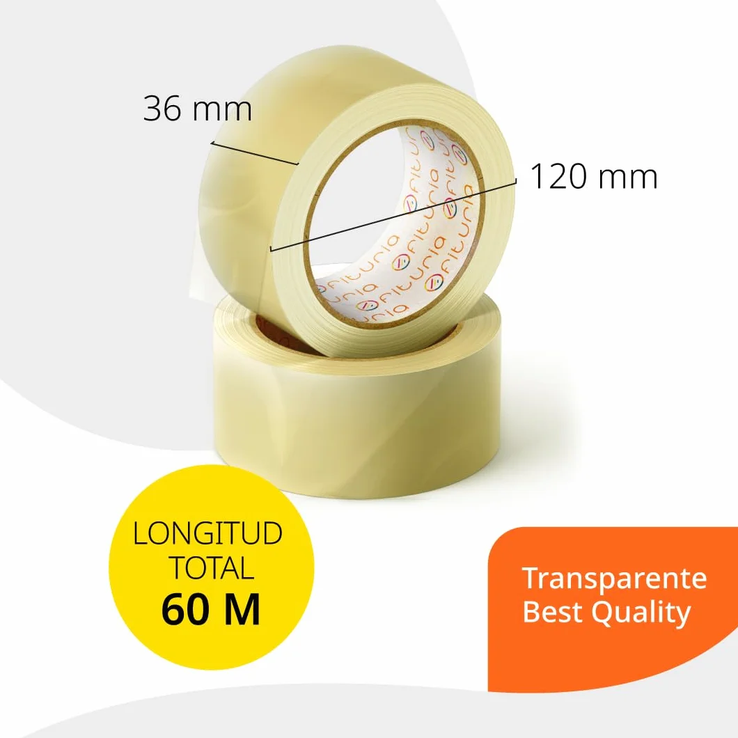 Ofituria COM0453x36T60x01 Taśma Klejąca, Przezroczysty, 36 cm x 60 m