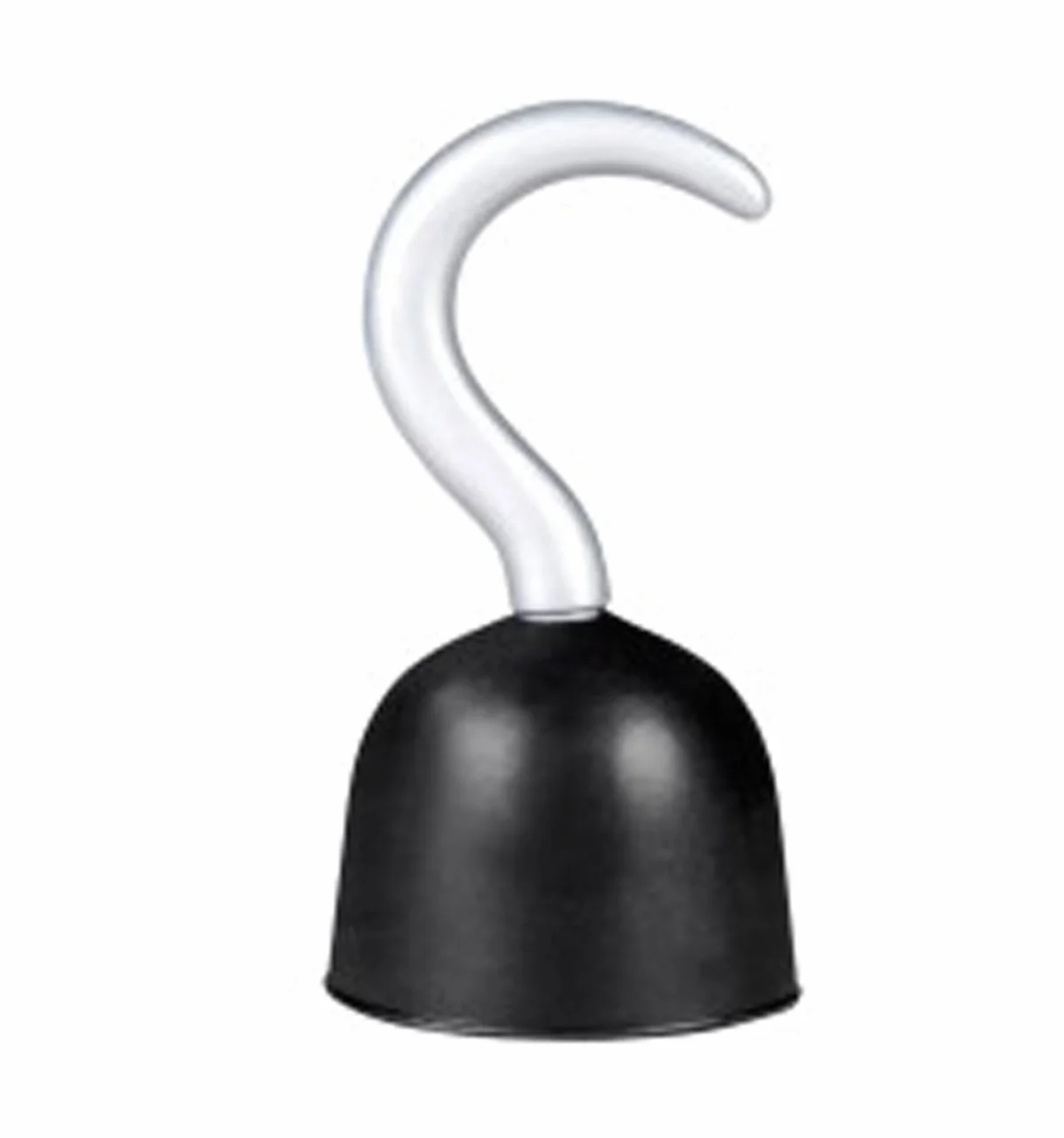 Boland 74306 - Haczyki pirackie, rozmiar 19 x 9 cm, czarno-srebrne, tworzywo sztuczne, średniowieczne, worki, żeglarz, karnawał, Halloween, impreza tematyczna