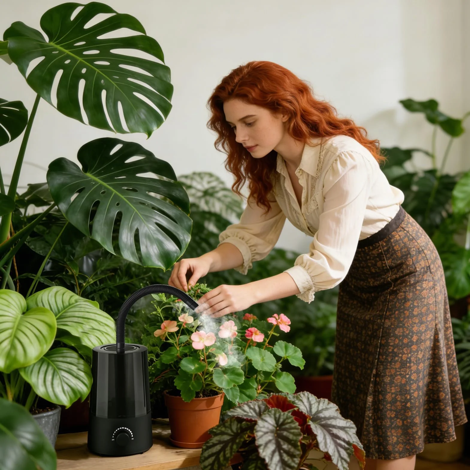 Zamgławiacz dla Gadów 2.5L Pojemnik, Automatyczne Wyłączanie w Terrarium | Nawilżacz z Funkcją Mgły do Terrarium do Terrarium: Kameleony, Gekony, Płazy, Żółwie, Węże,