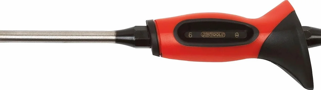 KS Tools 156.0219 Dobijak do gwoździ z uchwytem ochronnym 10mm