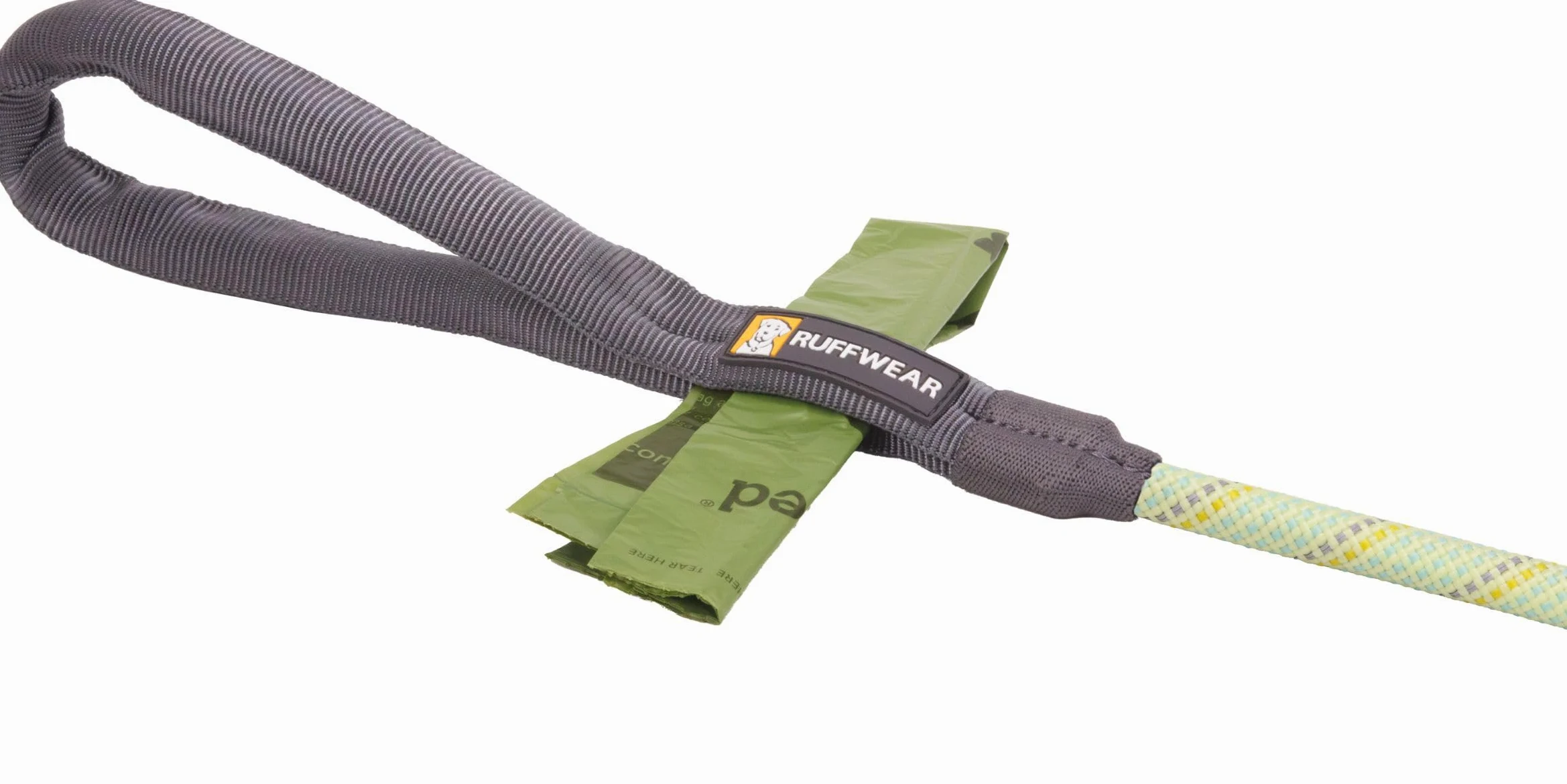RUFFWEAR Knot-a-Long krótka smycz dla psa, bez ciągnięcia, 0,7 m z wyściełanym uchwytem, lekka i wytrzymała smycz dla psa, zapobiegająca plątaniu się i ciągnięciu, bezpieczny karabińczyk blokujący,