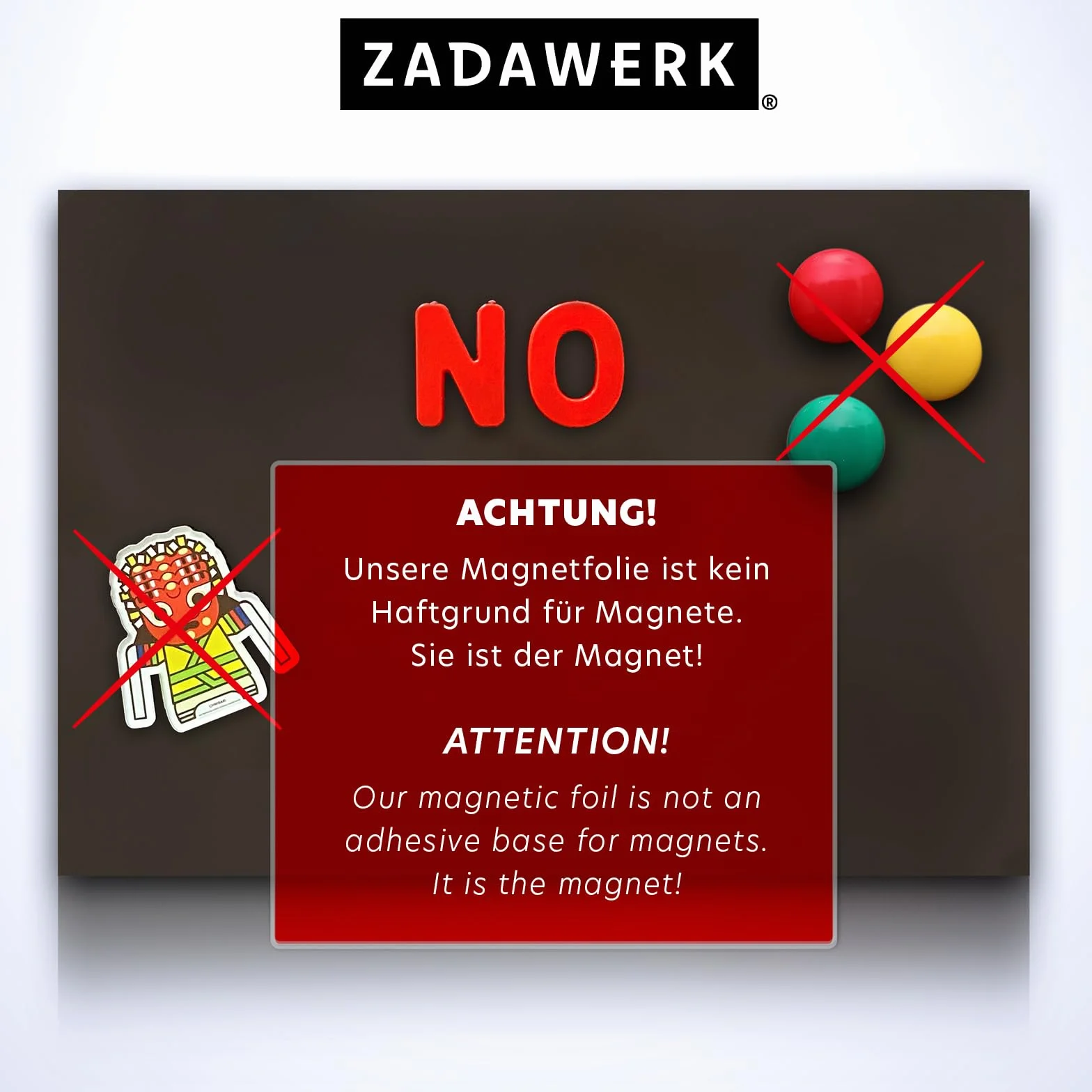 Folia magnetyczna - 1,2 mm - DIN A4-6 sztuk - samoprzylepna - czarna