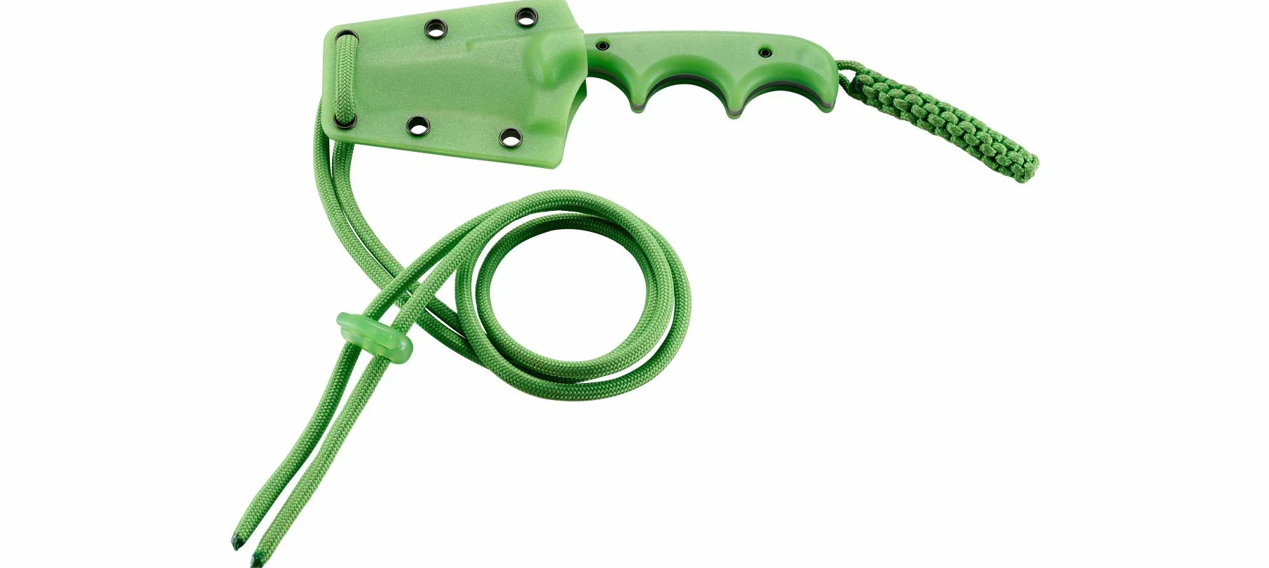CRKT Minimalist Bowie Gears EDC Knife: Compact Everyday Carry Fixed Blade, Folts Utility Knife with Satin finish, Resin Infused Fiber Handle, and Glow-in-the-dark Sheath 2387G