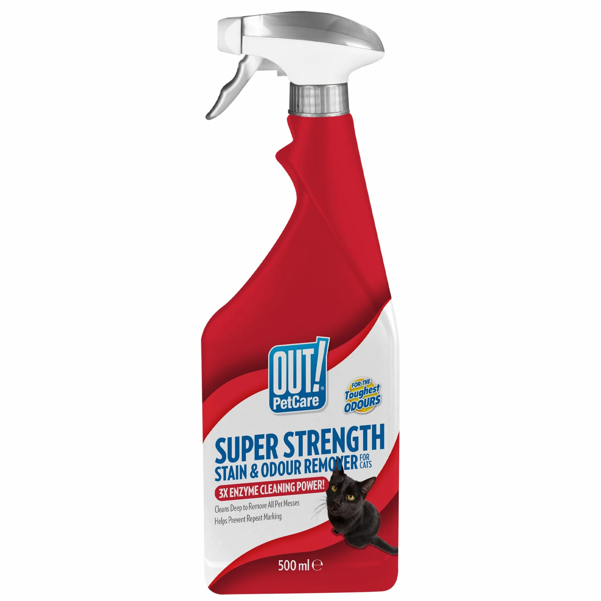 OUT! Wyjątkowo silny środek do usuwania plam i zapachów, 500 ml
