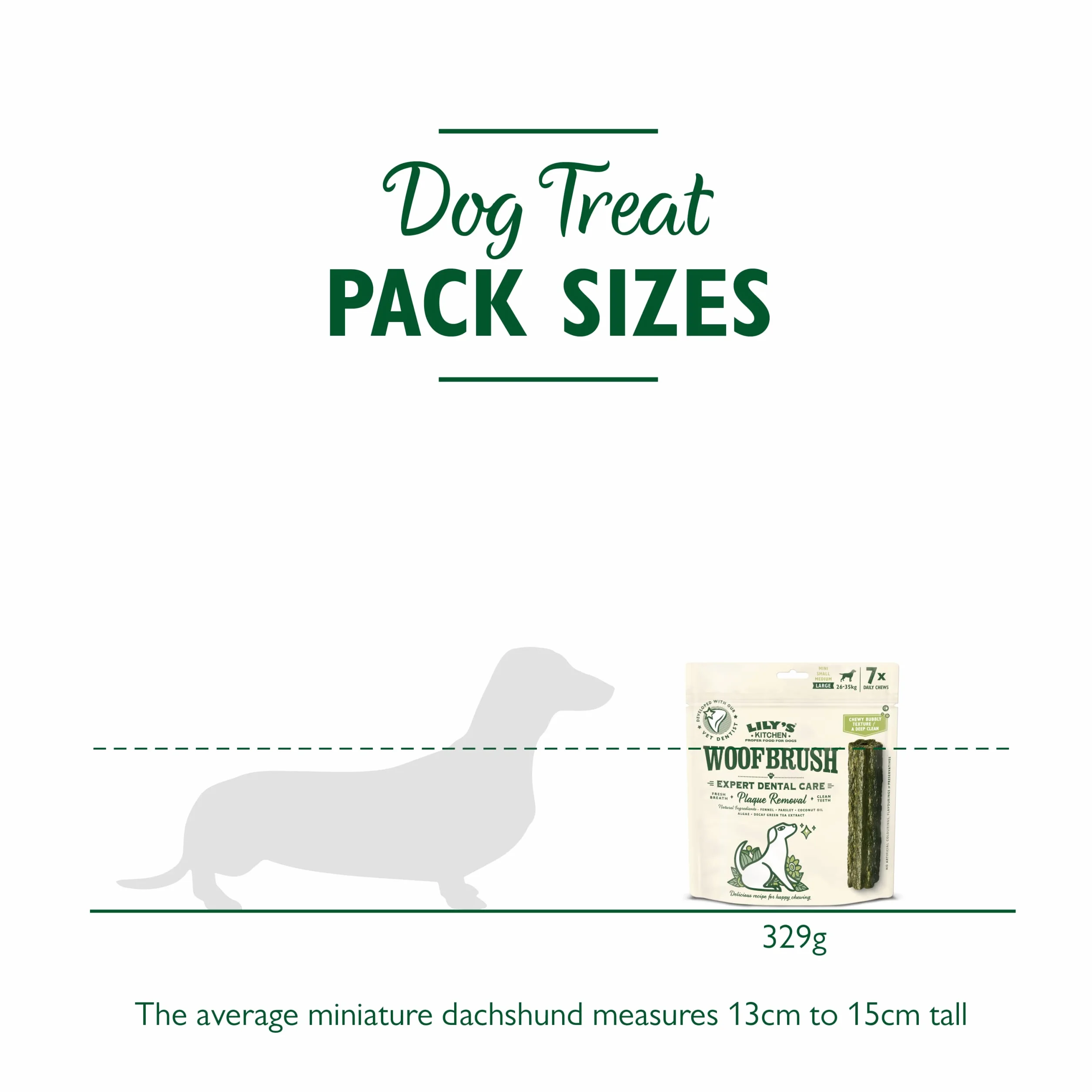 Lily'S Kitchen Woofbrush Żwacz dla Psa, Warzywa, 7 x 47 g