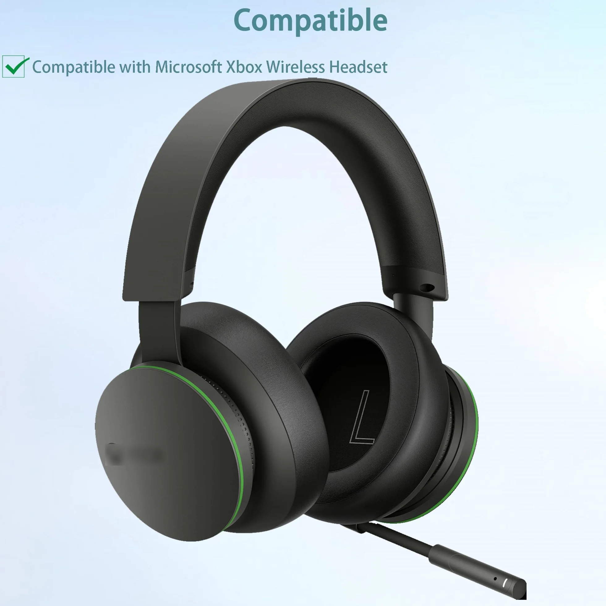 Poduszki nauszne i Pokrywa Pałąka Zamienne kompatybilne z Microsoft Xbox Wireless/Stereo 20th Anniversary Special Edition Słuchawki, Żel chłodzący