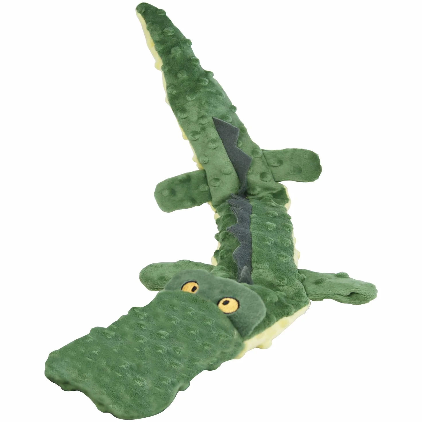 Teddy Dog GLORIA - Rozmiar 63 cm - pluszowy krokodyl DogMonsters - Zabawka dla psa - pluszak z dźwiękiem - miękka konsystencja - bardzo wytrzymały - Kolor zielony