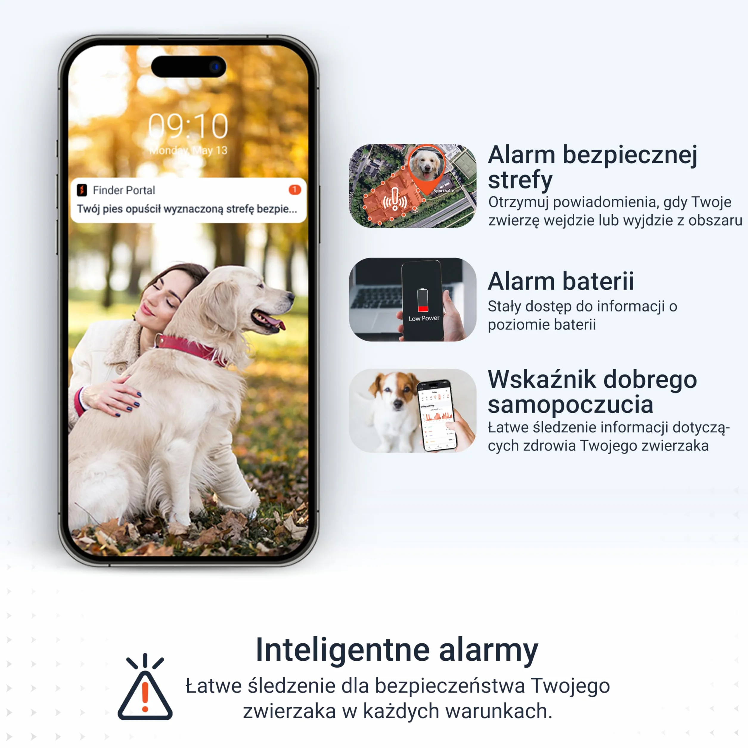 PAJ GPS Tracker dla Psów - 4G + 3-Miesięczny Abonament Premium W Cenie - Śledzenie GPS na Całym Świecie, Bateria do 10 Dni, LED, Wodoodporny, Pasuje do Wszystkich Obroży - Niebieski