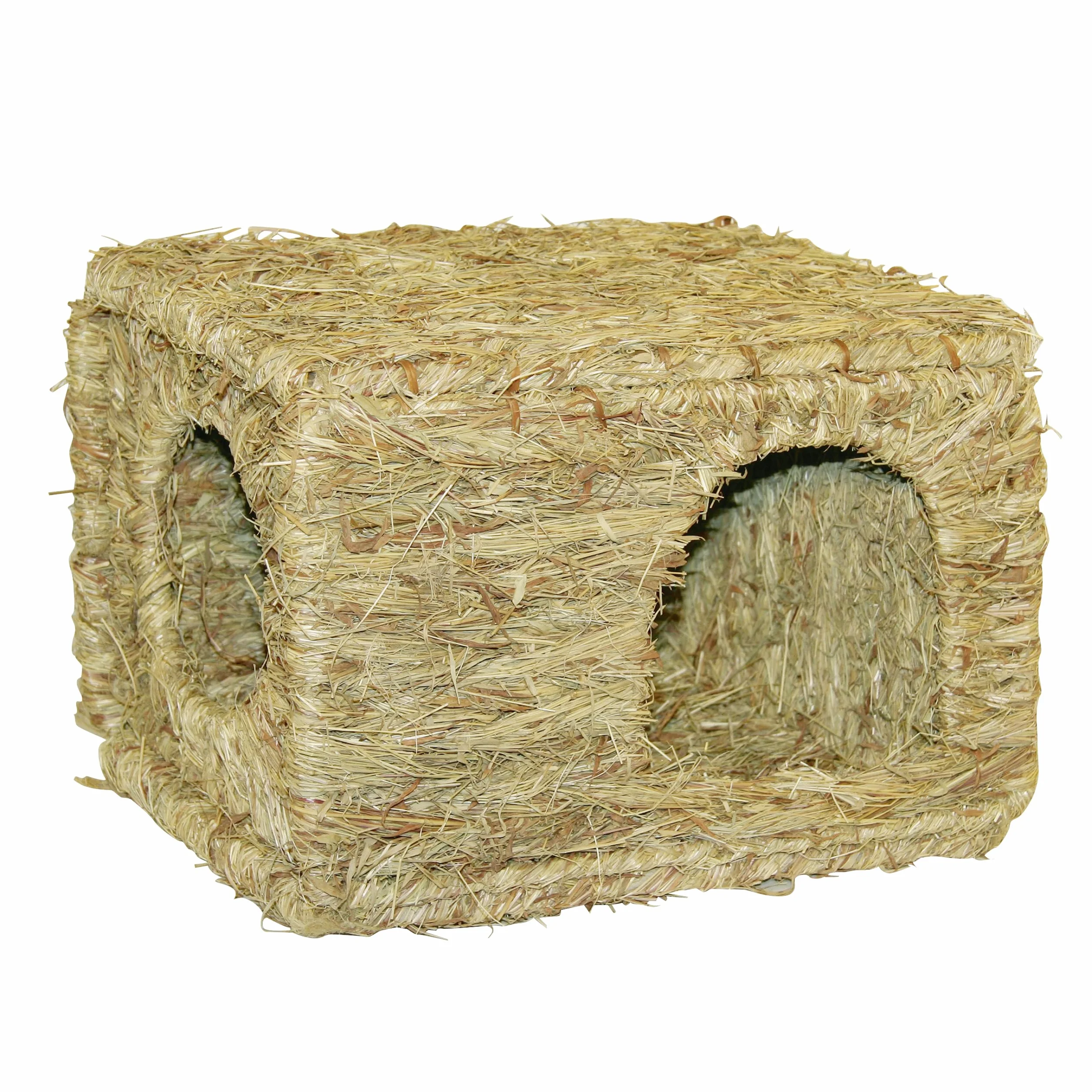 Kerbl 82789 Domek z Trawy dla Królików Karłowatych Świnek Morskich Fretek i Szynszyli, Xl 37 x 30 x 28 cm