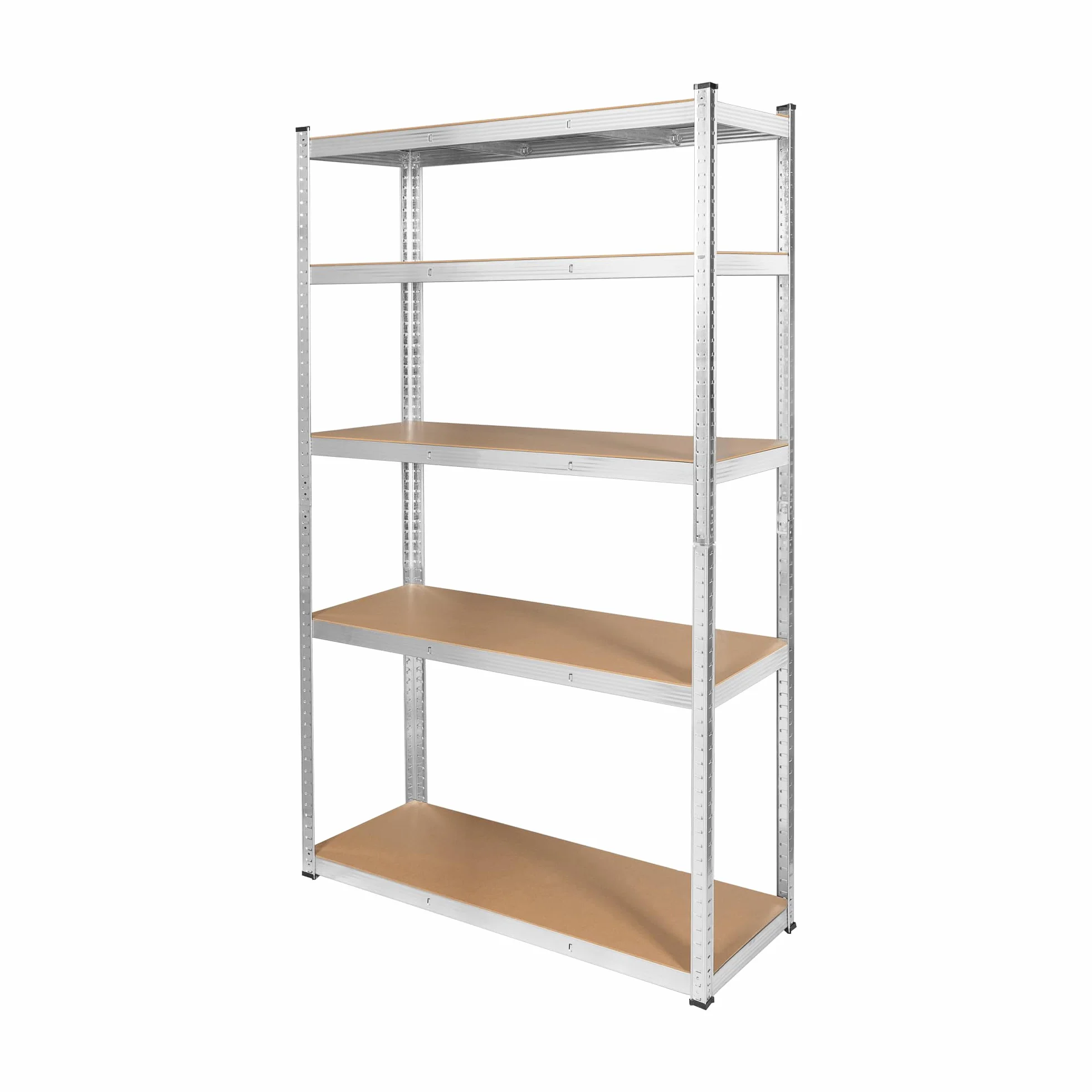 Rebel Electro Regał Metalowy Magazynowy 205x120x45 Srebrny RB-1253