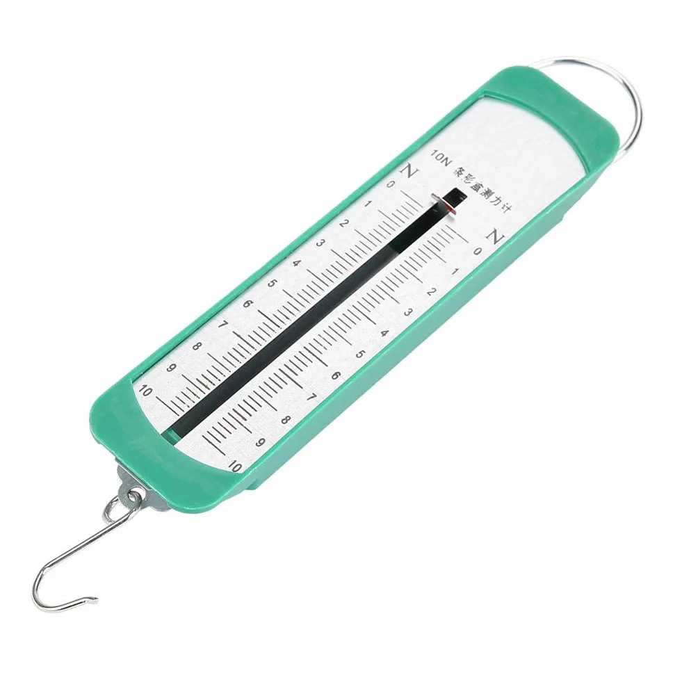 Akozon Newton Meter 10N Dynamometr sprężynowy Fizyka Mechaniczny przyrząd eksperymentalny do użytku edukacyjnego