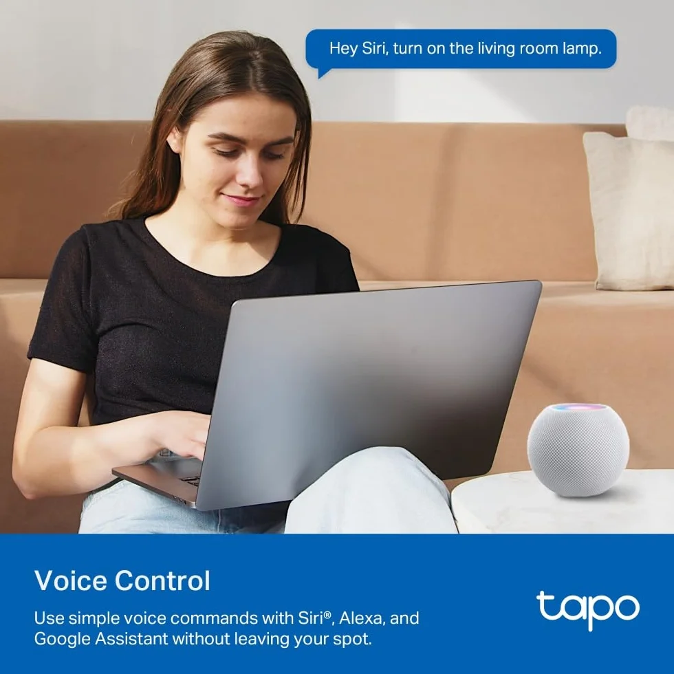 TP-Link Tapo P110M Miniaturowe inteligentne gniazdko Wi-Fi z pomiarem zużycia energii, kompatybilne z Alexa i Google Home