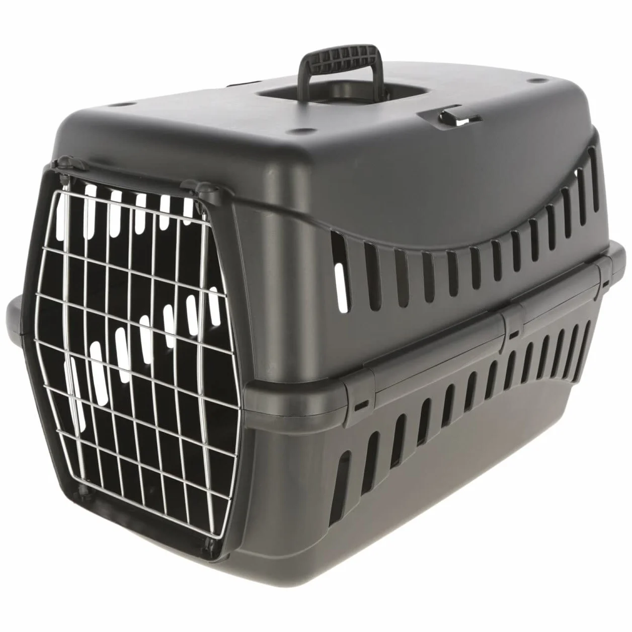 Kerbl Pet 81333 Expedion Eco metalowe drzwi 58 x 38 x 38 cm, czarna, 1,63 kg