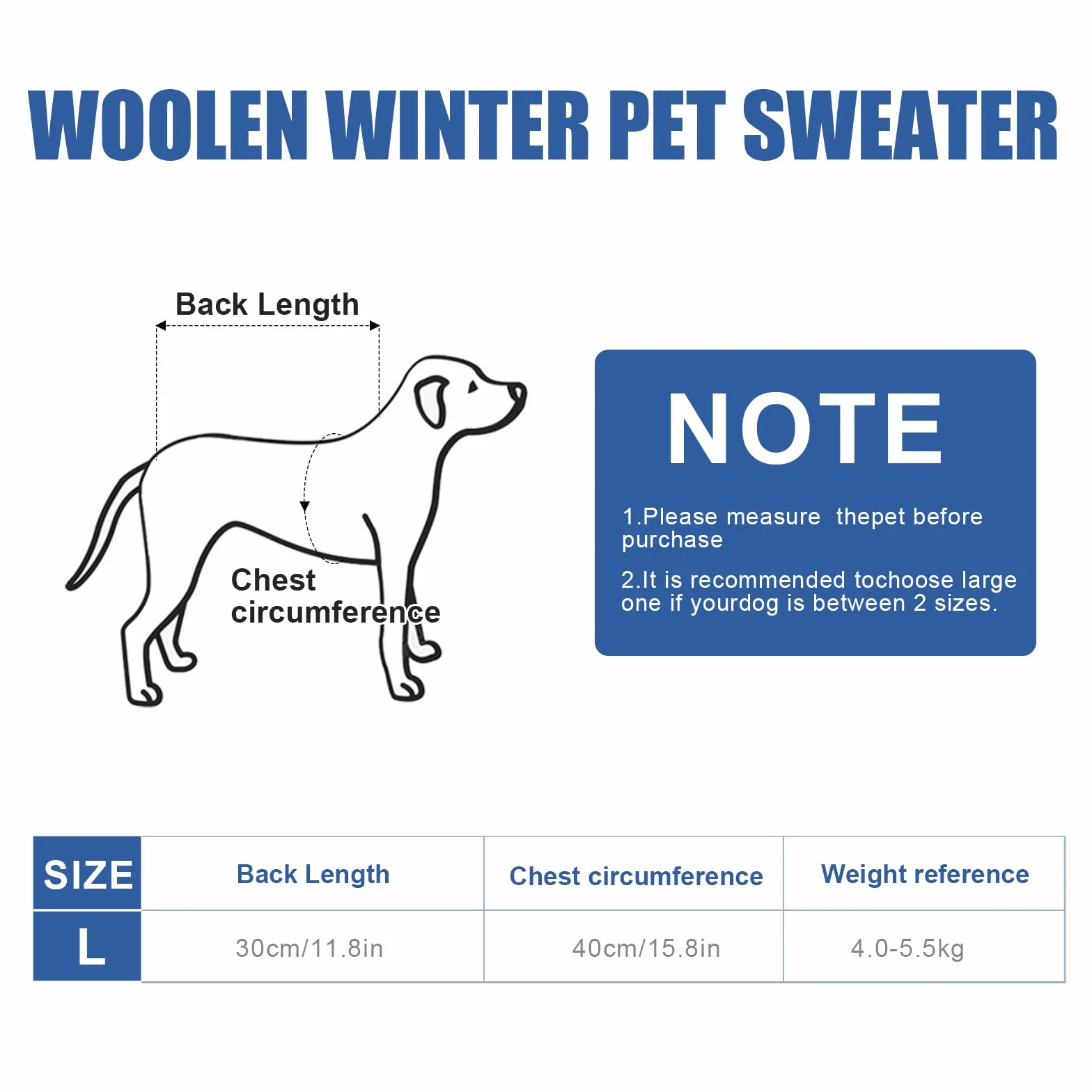 PLUSHCEWT Sweter dla zwierząt domowych, golf, dzianinowy sweter, płaszcz zimowy, cieplejszy dzianinowy sweter dla psa, miękki, szydełkowany, ubrania dla psa, kamizelka dla zwierząt domowych, na jesień