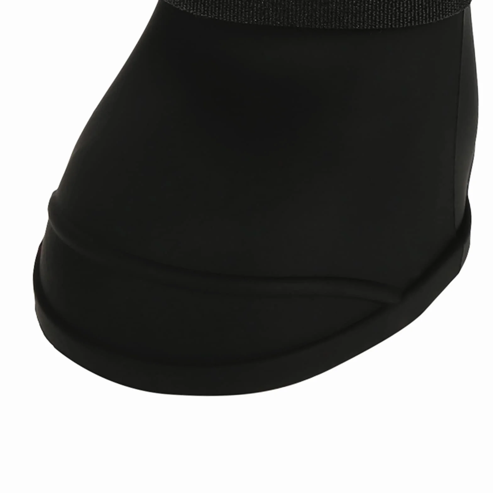 Ejoyous Buty dla psa, wodoodporne, zestaw 4 sztuk, buty dla psa, antypoślizgowe, silikonowe, ochrona przed wiatrem, z zapięciem na , tekstura odcisku stopy, rozmiar XL, czarne