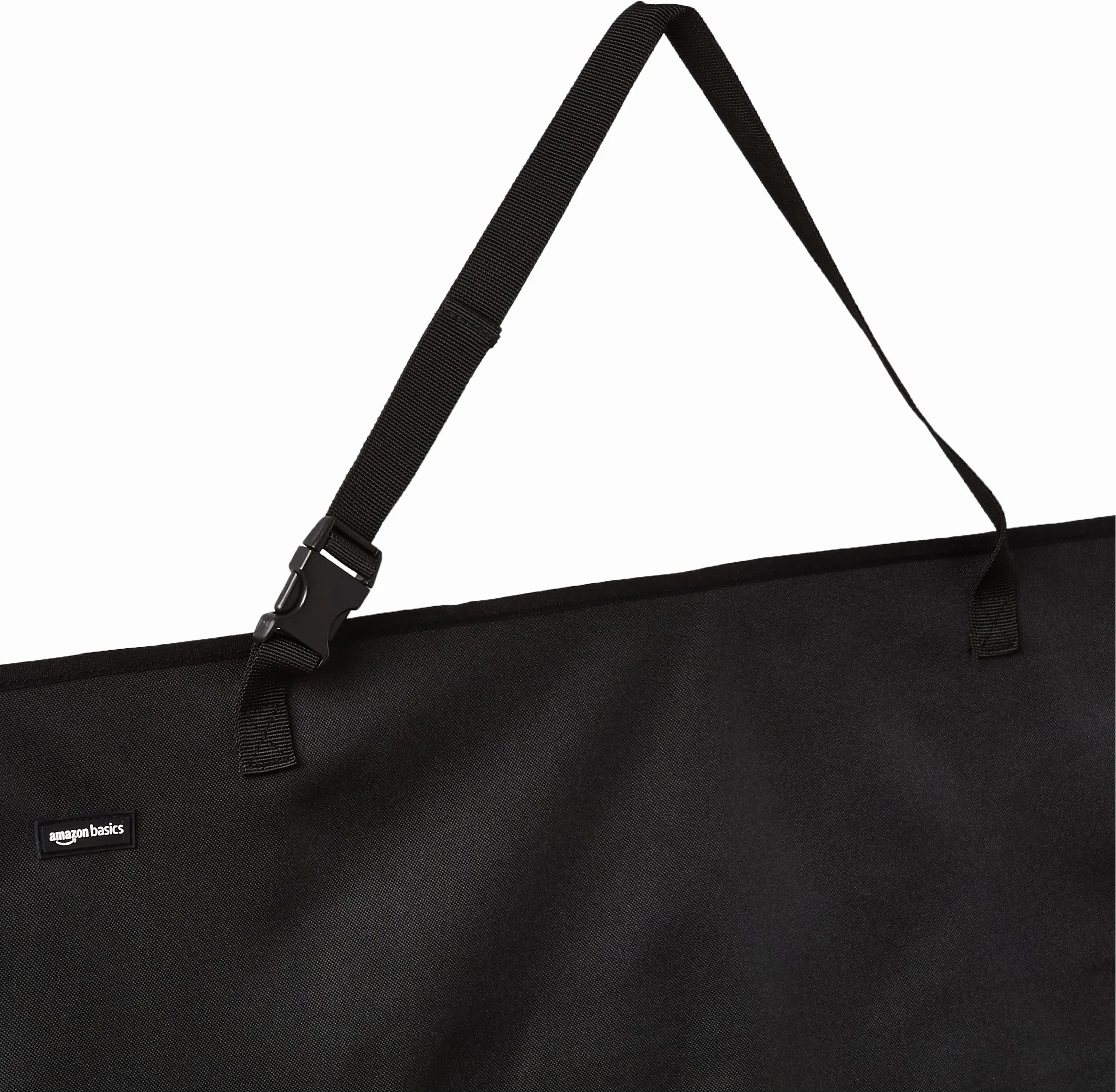 Amazon Basics Osłona na tylne siedzenie, wodoodporna, ochraniacz dla zwierząt domowych, 142,24 cm x 119,38 cm, czarny