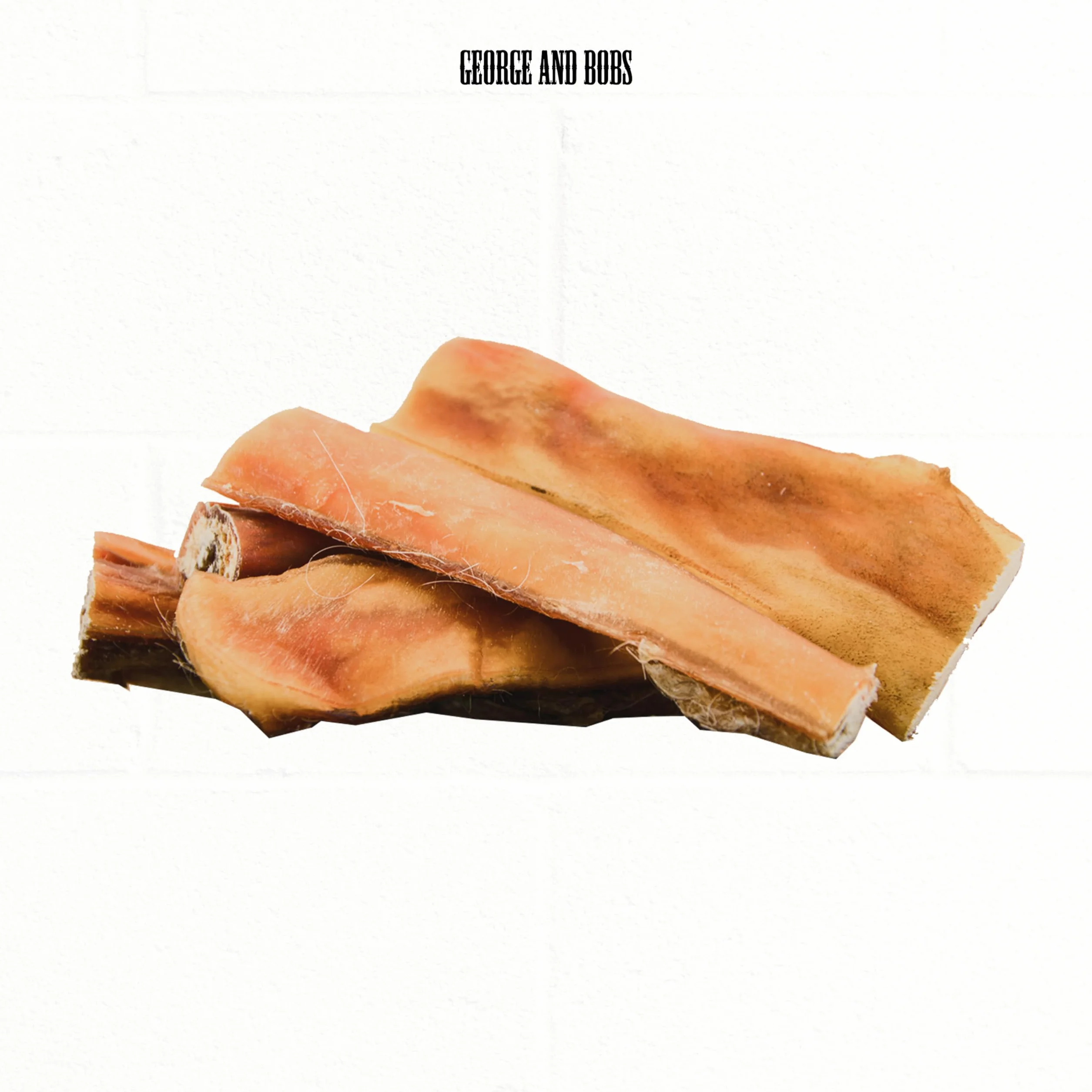 George & Bobs Skóra głowy wołowej 1000 g – 100% wołowina, bardzo twardy naturalny artykuł do żucia dla psów – bez zbóż, bez dodatków, długi czas pracy i naturalna pielęgnacja zębów