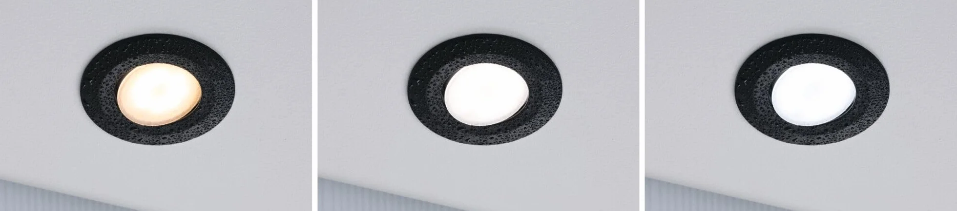 Paulmann 93096 LED oprawa wpuszczana Calla zestaw 3 szt. wychylne IP65 90mm 30° 3x550lm White Switch w zestawie 3x5 W czarny matowy tworz. szt. 3000 K