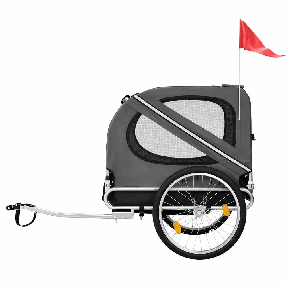 RESSER Przyczepka Rowerowa dla Psa Zwierząt Kota do Roweru Przewozu Transportowa