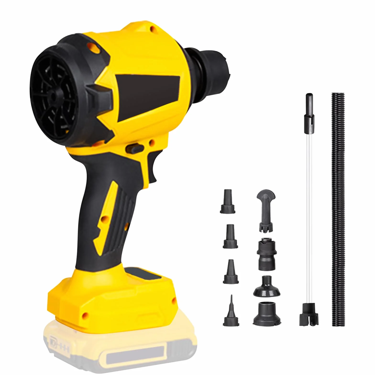 Dewalt bezprzewodowa dmuchawa 20V 1000W 40000 obr/min LED 8 dysz