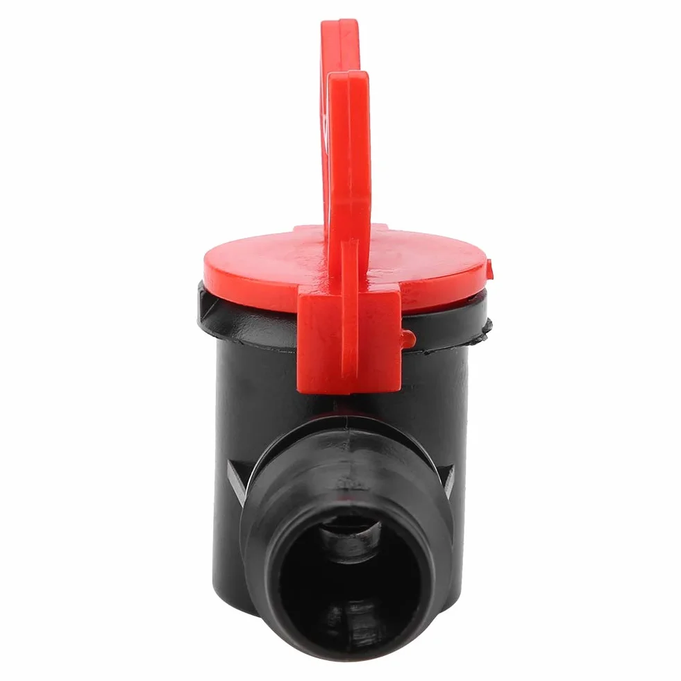 Zerodis Zawór regulacji przepływu wody do akwarium, wąż wodny, rura z tworzywa sztucznego, zawór sterujący, wtyczka sterująca, adapter (1/4")