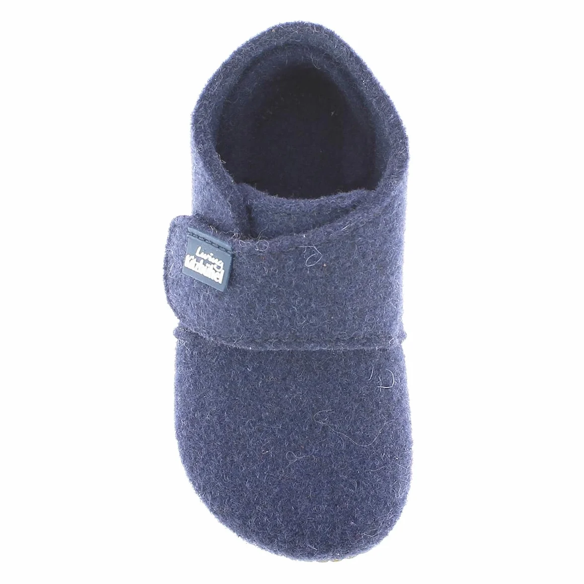 Living Kitzbühel Babyklettschuh Filz unifarben - Kapcie uniseks niemowlęta